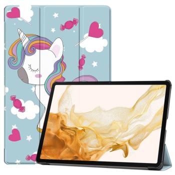 ART Zaklápacie puzdro pre Samsung Galaxy Tab S9+ / S10+ UNICORN