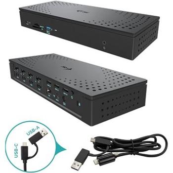 i-tec Universal USB 3.0/USB-C/Thunderbolt, Quattro 4K Display Docking Station, Power Delivery 100 W (CAQUATTRODOCKPDPRO)