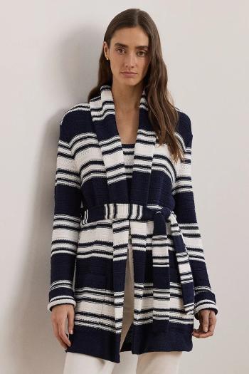 Kardigán Lauren Ralph Lauren dámsky, tmavomodrá farba, 200957560