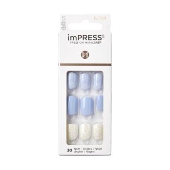 KISS Samolepiace nechty imPRESS Nails Lavender Whisper 30 ks