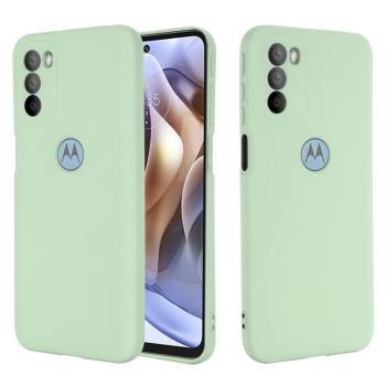 RUBBER Ochranný kryt Motorola Moto G51 5G zelený