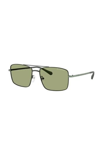 Slnečné okuliare Armani Exchange pánske, zelená farba, 0AX2054S