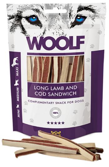 WOOLF soft lamb and cod sandwich long 100g