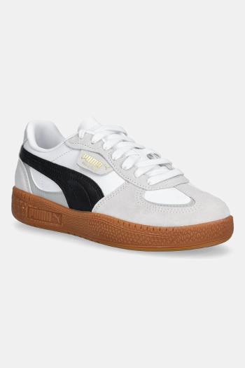 Detské kožené tenisky Puma Palermo Moda Jr biela farba, 398855