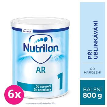 6x NUTRILON 1 AR špeciálne počiatočné mlieko 800 g, 0+