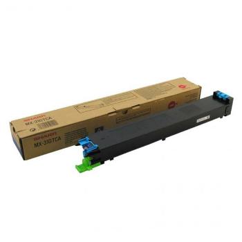 Sharp originál toner MX-31GTCA, cyan, 15000str., Sharp MX 2301N, 2600N, 3100N, 4100N, 4101N, 5000N, 5001N, O, azurová