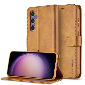 IMEEKE Peňaženkový obal pre Samsung Galaxy A26 svetlohnedý