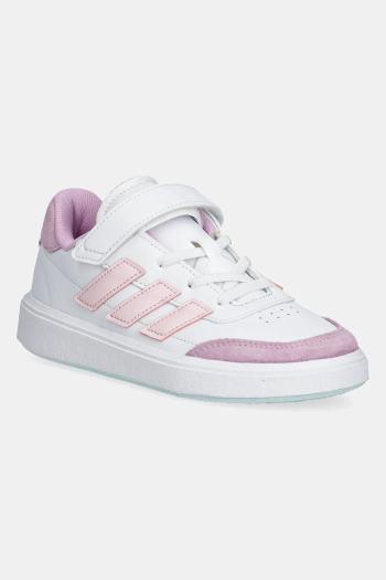 Detské tenisky adidas COURTBLOCK biela farba, JH8570