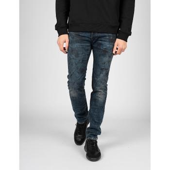 Les Hommes  LKD320 512U | 5 Pocket Slim Fit Jeans  Nohavice päťvreckové Modrá