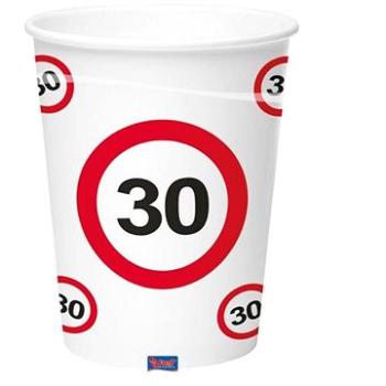Tégliky dopravná značka 30, 350 ml, 8 ks/bal (8714572627306)