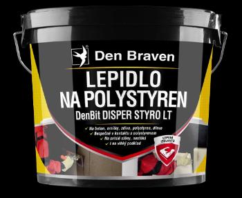 DENBIT DISPER STYRO LT - Lepidlo na polystyrén a asfaltové pásy cierna 10 kg