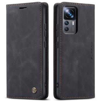 CASEME MAGNETIC Peňaženkový kryt pre Xiaomi 12T / 12T Pro čierny