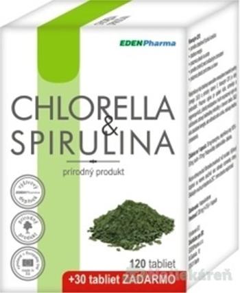 EdenPharma Chlorella + Spirulina 150 tabliet