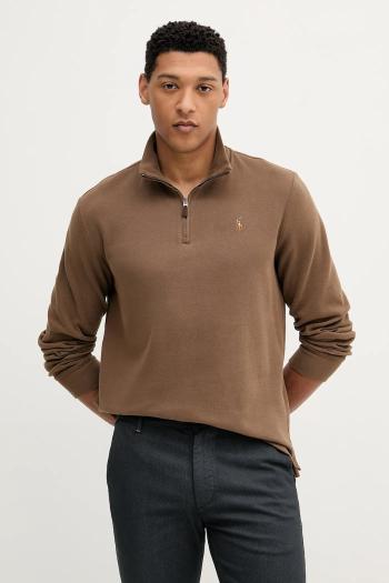 Bavlnená mikina Polo Ralph Lauren šedá farba, 710671929