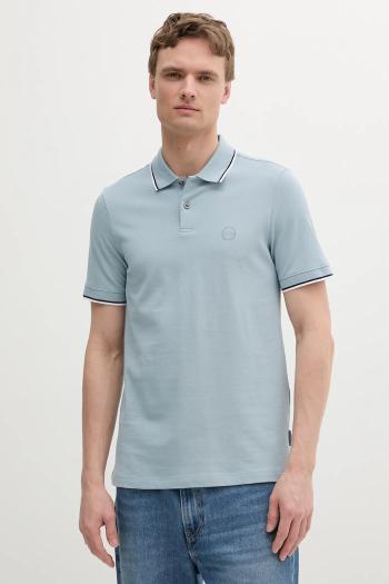 Bavlnené polo Armani Exchange modrá farba 8NZF75 Z8M5Z
