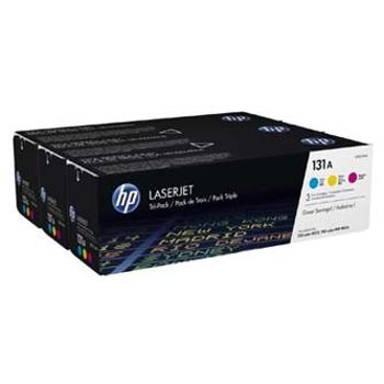 HP 131A U0SL1AM, azúrová/purpurová/žltá (cyan/magenta/yellow) originálny toner