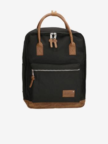 Enrico Benetti Santiago Notebook 17 l Black Hátizsák Fekete