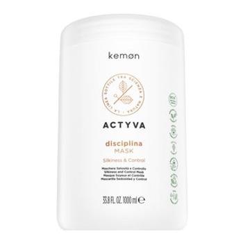 Kemon Actyva Disciplina Mask uhladzujúca mask pre hrubé a nepoddajné vlasy 1000 ml