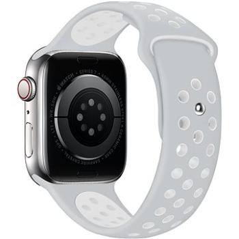 Eternico Sporty na Apple Watch 38 mm/40 mm/41 mm  Cloud White and Gray (AET-AWSP-WhGr-38)