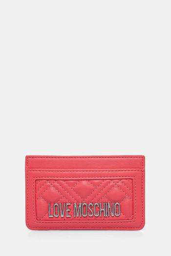 Peňaženka Love Moschino dámska, ružová farba, JC5659PP0MLA0615