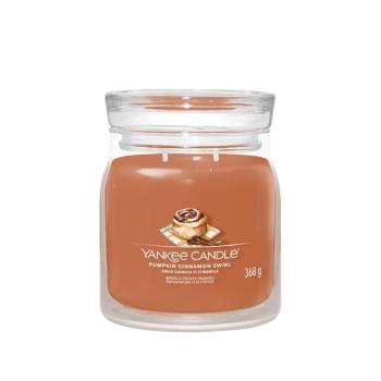 YANKEE CANDLE Signature 2 knôty Pumpkin Cinnamon Swirl sklo 368 g