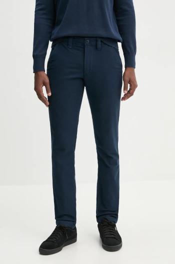 Nohavice Timberland pánske, tmavomodrá farba, strih chinos, TB0A6V324331