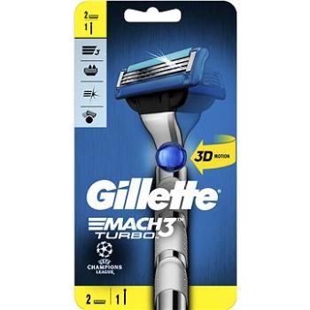 GILLETTE Mach3 Turbo Flexball + hlavica 2 ks (7702018514229)