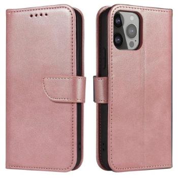 MG Magnet knižkové puzdro na Samsung Galaxy S25 Plus, ružové