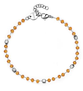 S'Agapõ Nadčasový náramok s oranžovými korálkami Shrine SSR13