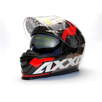 Axxis Eagle SV Diagon D1 - Integrálna helma červená lesklá (MOTO32120nad)