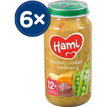 Hami Zemiaky s hovädzím a hráškom 6× 250 g (5900852929977)