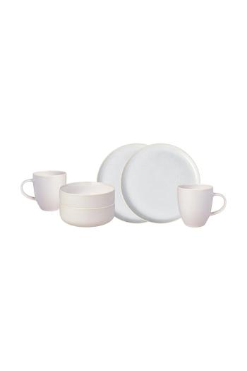 Raňajkový set pre 2 osoby Villeroy & Boch Crafted Cotton 6-pak béžová farba