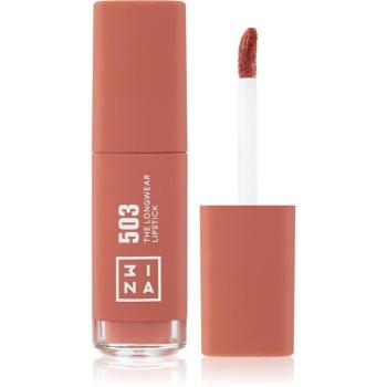 3INA The Longwear Lipstick dlhotrvajúci tekutý rúž odtieň 503 - Nude 6 ml