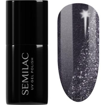 Semilac UV Hybrid Day and Night gélový lak na nechty s použitím UV/LED lampy odtieň 399 Dark & Spark 7 ml