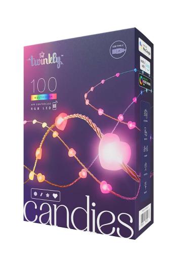 Inteligentná led girlanda Twinkly 100 RGB LED serca, 6 mb