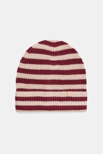 Detská čiapka United Colors of Benetton bordová farba, 1370QA015