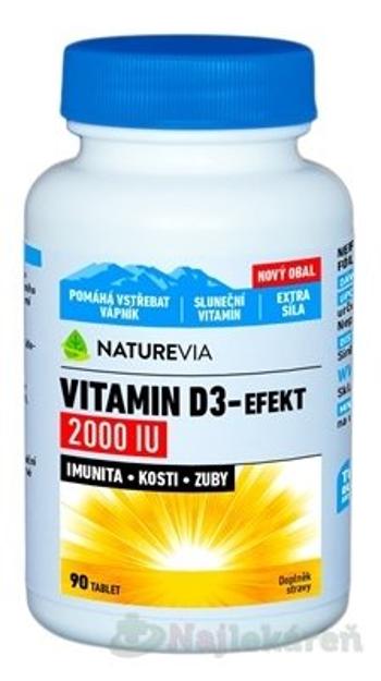 SWISS NATUREVIA VITAMIN D3-EFEKT 2000 I.U., 90 ks