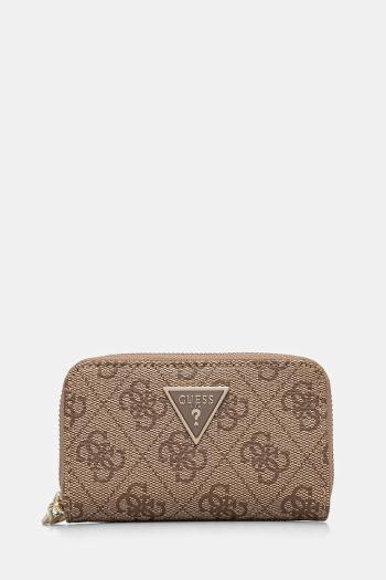Peňaženka Guess ZAMIRA dámska, béžová farba, PW7503 P5111