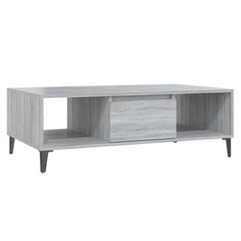 SHUMEE Konferenčný stolík sivý sonoma 103,5 × 60 × 35 cm drevotrieska, 813180