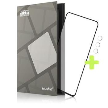 Tempered Glass Protector rámčekové pre Samsung Galaxy S21 FE, čierne + sklo na kameru (TGR-S21FE-BL)
