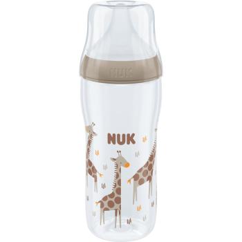 NUK Perfect Match dojčenská fľaša s kontrolou teploty XL 6 m+ 360 ml