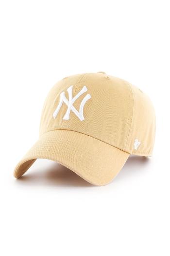 Čiapka 47 brand MLB New York Yankees priehľadná farba, s nášivkou, B-RGW17GWS-LT