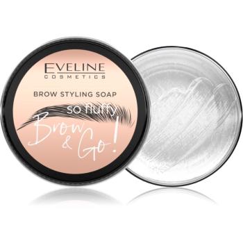 Eveline Cosmetics Brow & Go! stylingové mydlo na obočie odtieň Transparent 25 g