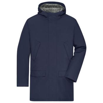 James & Nicholson Elegantná pánska zimná parka JN1176 - Tmavomodrá | XL