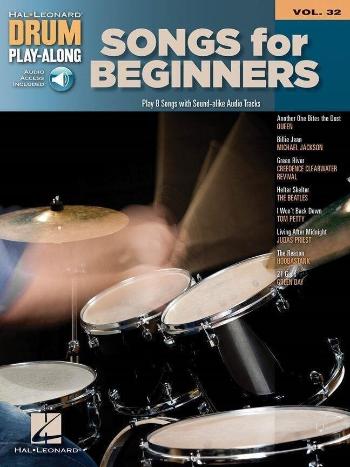 Hal Leonard Drum Play-Along Volume 32: Songs for Beginners Noty