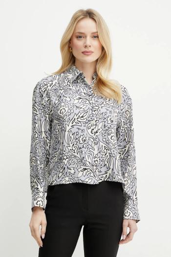 Hodvábna košeľa Weekend Max Mara dámska, regular, s klasickým golierom, 2515111131600