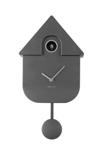 Kukučkové hodiny Karlsson Modern Cuckoo Metallic viac farieb