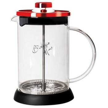 BerlingerHaus Kanvička na čaj a kávu French Press 600 ml Burgundy Metallic Line (BH-1497)