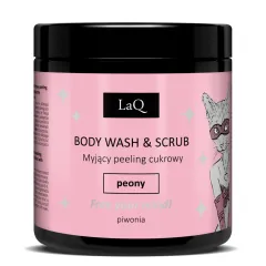 LaQ Peony telový scrub 220 g