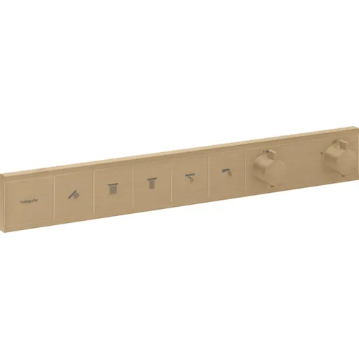 Hansgrohe RainSelect sprchová a vaňová batéria bez podomietkového telesa kartáčovaný bronz 15384140